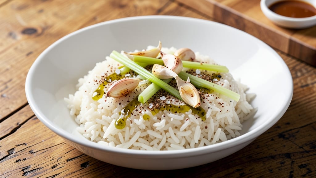 Blue Apron Rice Recipe: Toasted Celery Crunch Over Savory Spiced Grains