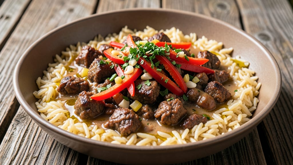 Campbell's Dirty Rice Recipe: Smoky Cajun Crunch Over Melty Cheese Bites