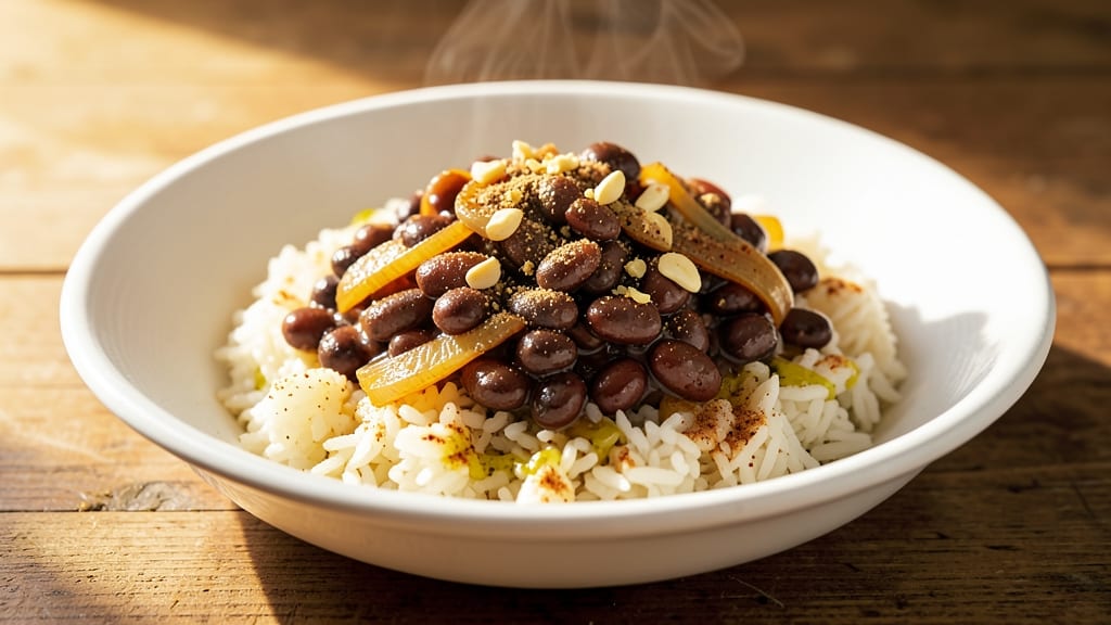 Black Beans Over Rice Recipe: Smoky Cumin and Garlic Infused Every Bite