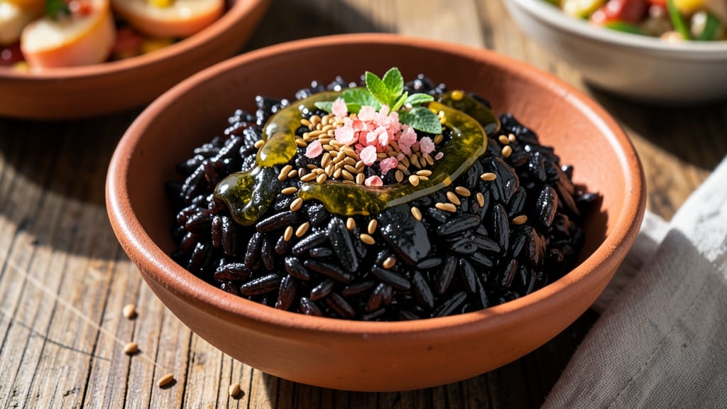 Black Venus Rice Recipe: Deep Purple Grains with Toasted Cumin Crunch