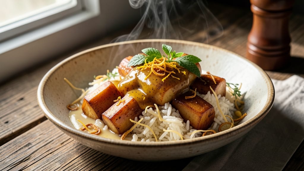 Cassava and Glutinous Rice Recipe: Sticky, Sweet-Savory One-Pan Delight