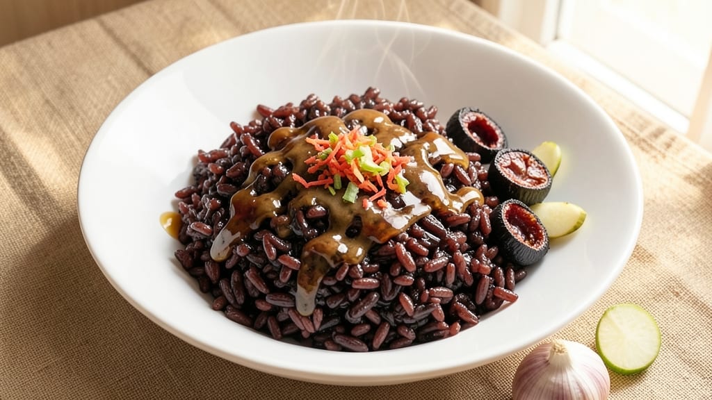 Black Garlic Rice Recipe: Deep Umami Richness in One Pot