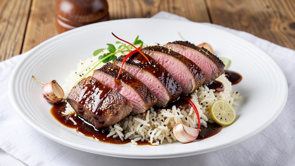 Caramelized Beef with Rice Recipe: Deep-Roasted Flavor and Fluffy Grains