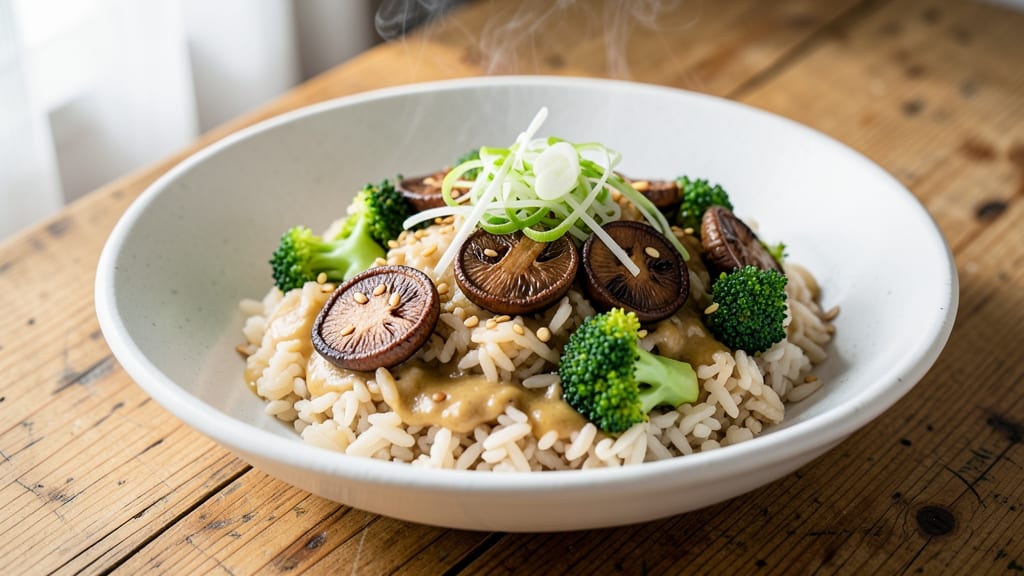 Broccoli Mushroom Rice Recipe: Umami-Packed One-Pan Flavor Fusion