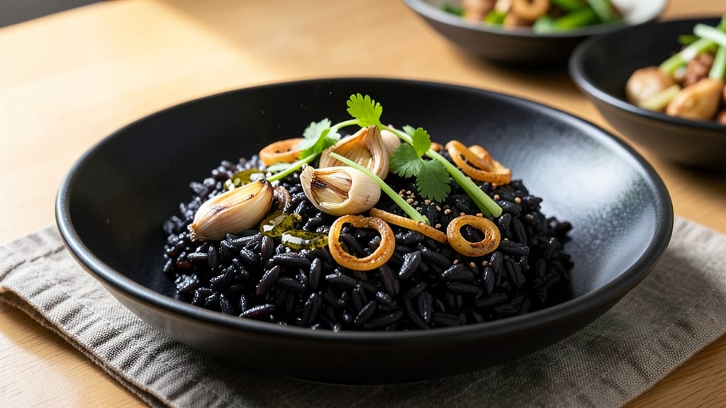 Black Kavuni Rice Recipe: Smoky Cumin and Toasted Celery Crunch in One Pan