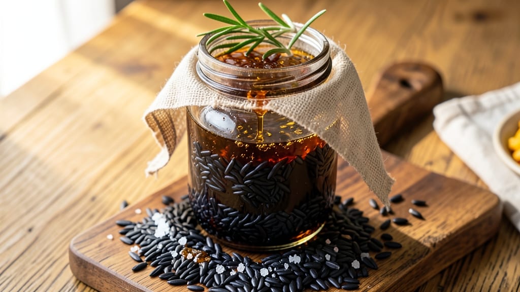 Black Rice Vinegar Recipe: Fermented Umami Bomb for Asian Dishes