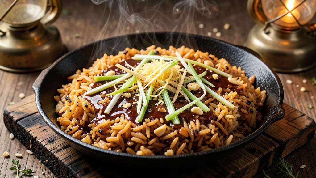 Blackstone Grilled Rice Recipe: Smoky Char and Fragrant Celery Crunch