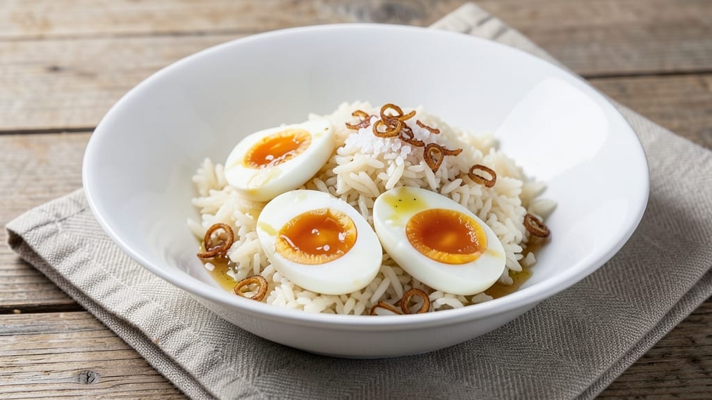 Boiled Egg and Rice Recipe: Silky Rice with Soft-Boiled Eggs for Effortless Meals