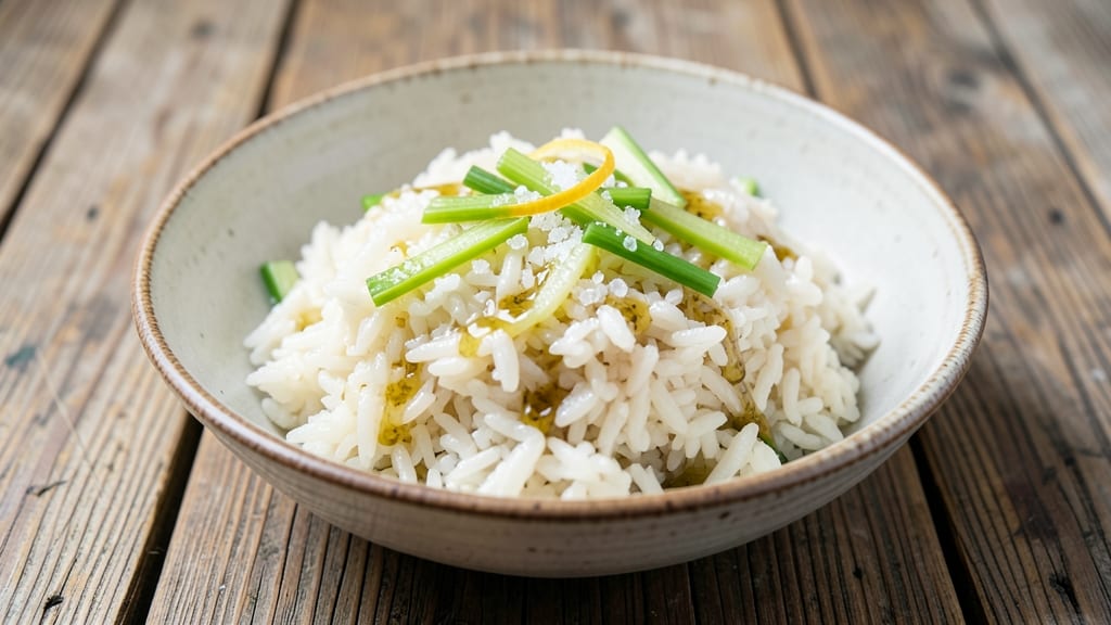 Cassava Rice Recipe: Fermented Flavor with Toasted Celery Crunch