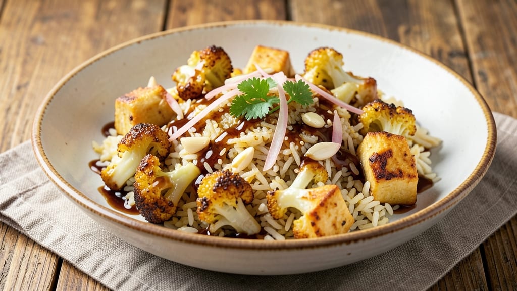 Cauliflower Stir-Fried Rice Recipe: Crisp-Tender Rice With Charred Veggie Bites