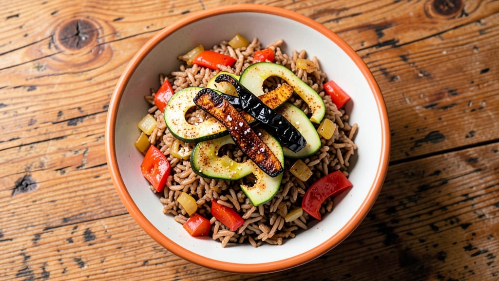 Brown Rice Burrito Bowl Recipe: Smoky Cumin and Charred Veggie Crunch
