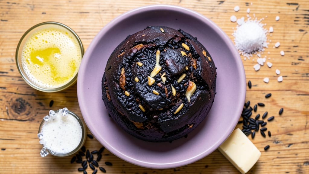 Black Rice Bread Recipe: Deep Purple Loaf With Toasted Nutty Crunch