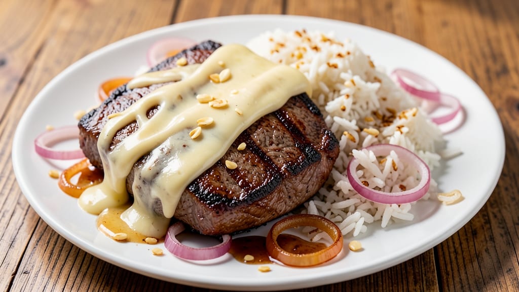 Cheesy Steak and Rice Recipe: One-Pan Melty Cheese and Caramelized Beef