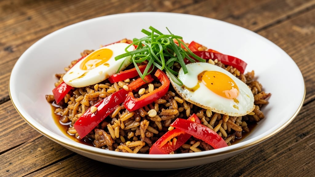 Capsicum Fried Rice Recipe: Wok-Tossed Vibrancy With Crispy Veggie Bites