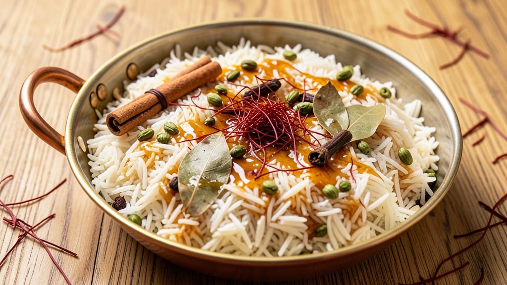 Bukhari Rice Recipe Saudi: Fragrant Saffron and Cardamom Spice Symphony