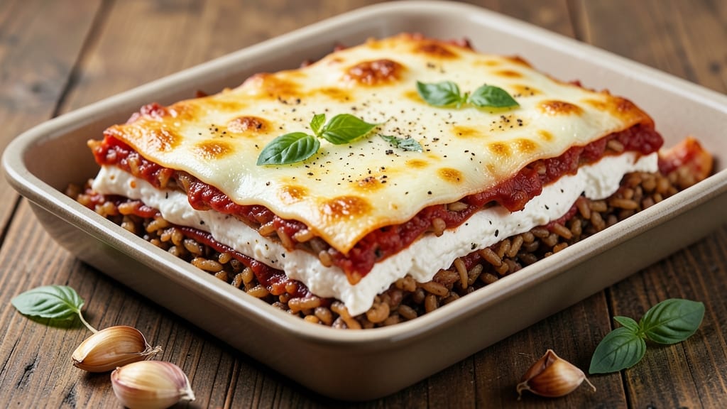 Brown Rice Lasagna Recipe: Chewy Grains and Melty Cheese Harmony