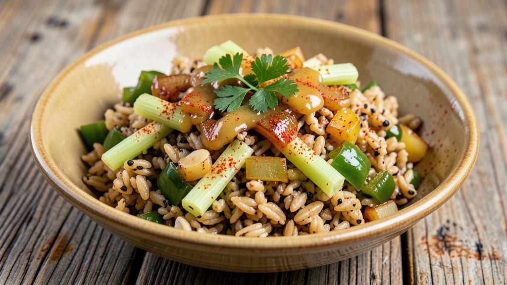 Cajun Wild Rice Recipe: Smoky Spice and Celery Crunch Fusion