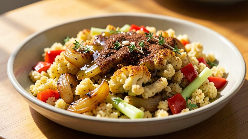 Cauliflower Dirty Rice Recipe: Smoky Cajun Crunch With Cauliflower Rice Magic
