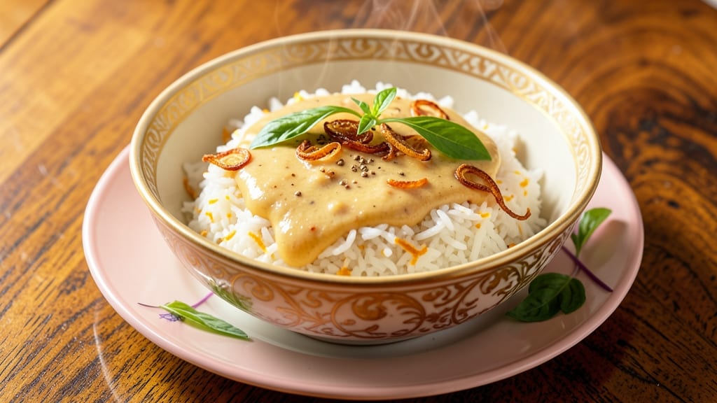 Burmese Coconut Rice Recipe: Fragrant Jasmine and Turmeric Infusion