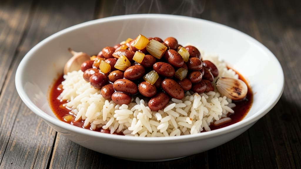 Canned Red Beans and Rice Recipe No Meat: Smoky Spice-Packed Bowl in One Pot