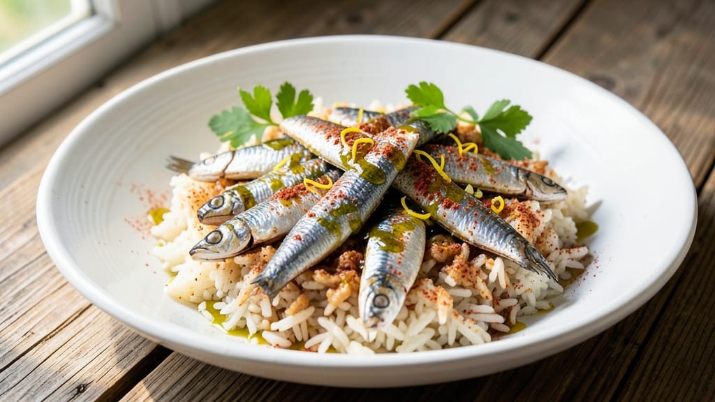 Canned Sardines and Rice Recipe: Mediterranean-Inspired One-Pan Protein Boost
